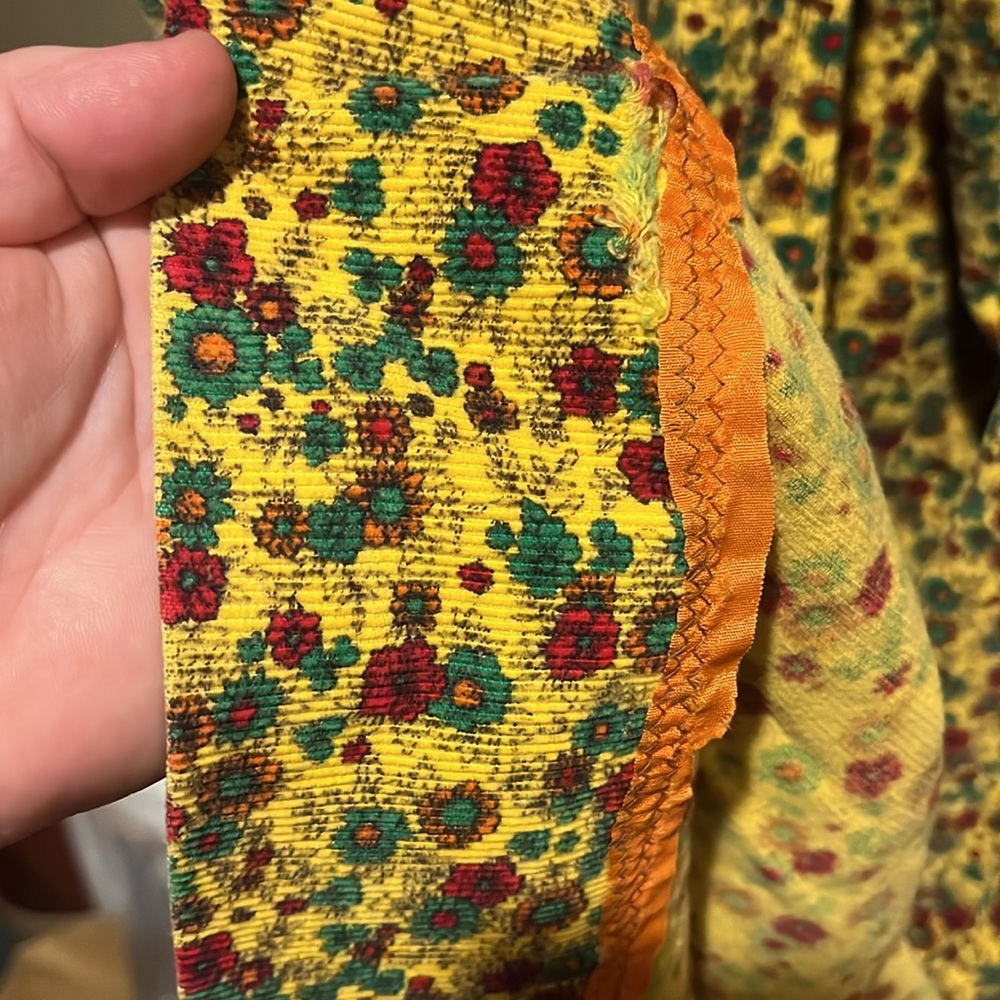 Amazing vintage corduroy duster/robe handmade - Picture 8 of 8